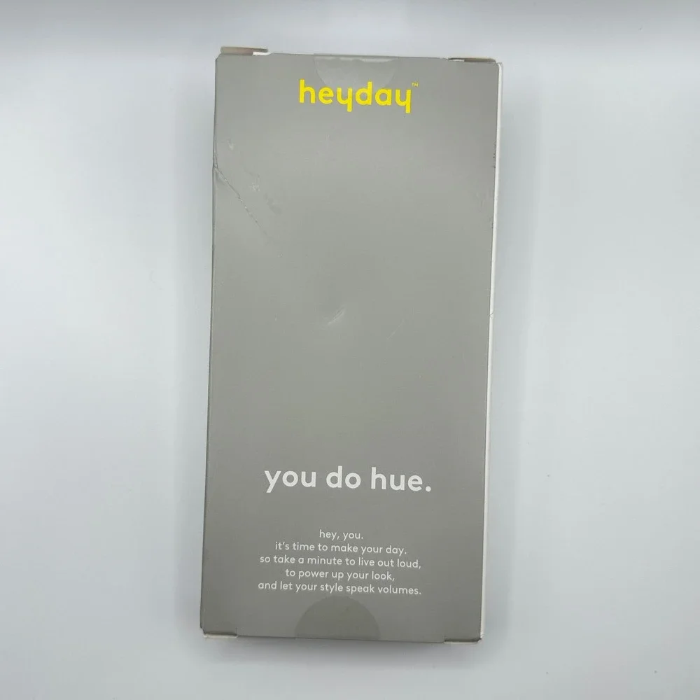 heyday Apple Watch Band 42-49mm Black Faux Leather Strap CL240257P NEW